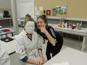 LE MOULAGE DES VISAGES EN 5e SECONDAIRE