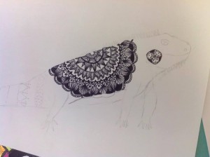 EN 3E SECONDAIRE, ON DESSINE DES REPTILES!