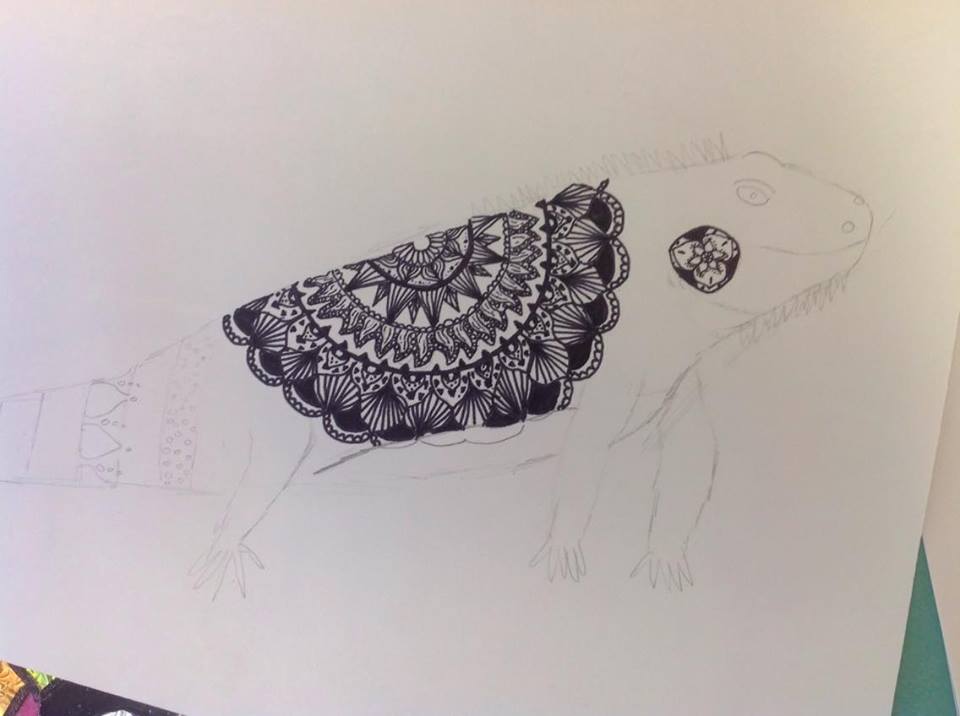 EN 3E SECONDAIRE, ON DESSINE DES REPTILES!