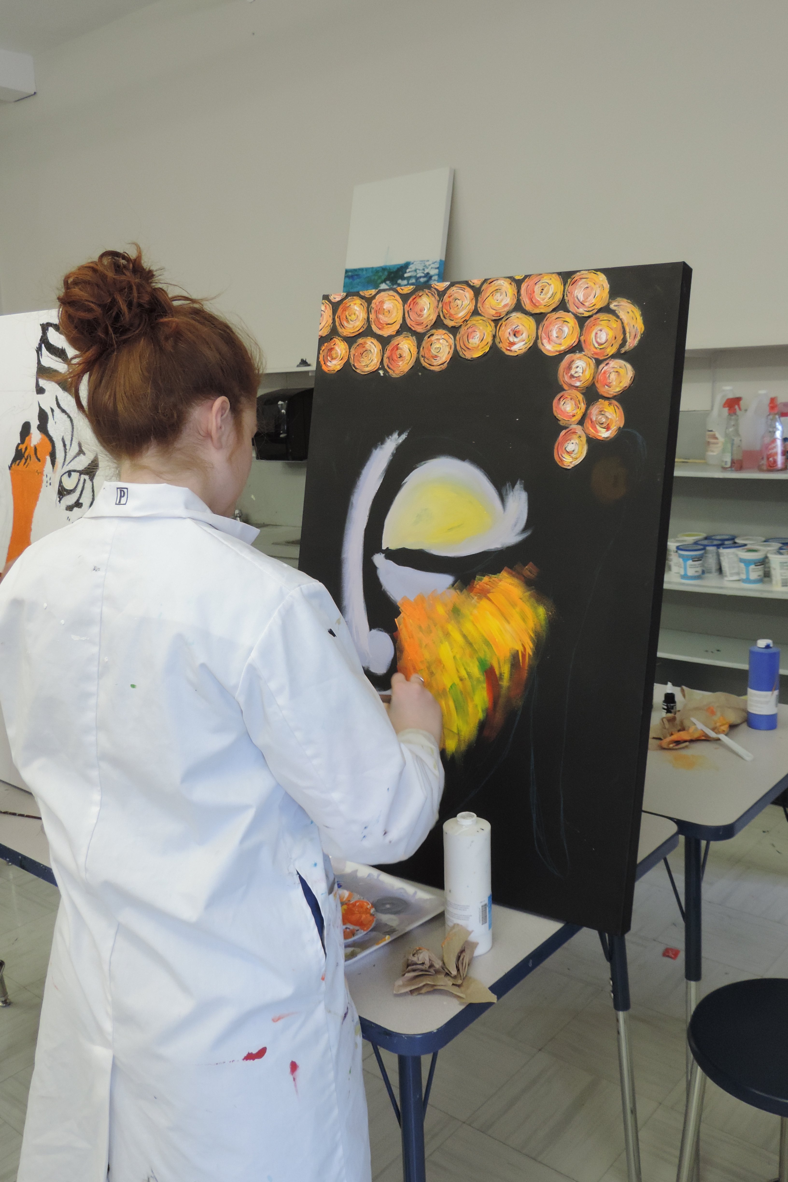 L&rsquo;ATELIER DE CRÉATION: LES OEUVRES FINALES PRENNENT FORME!